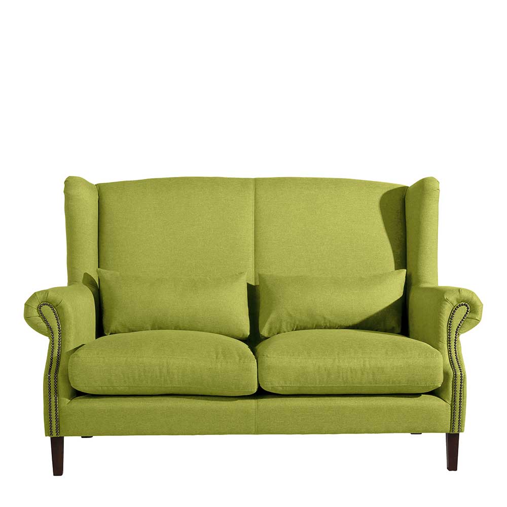 Gelbgrünes Sofa mit zwei Sitzplätzen - Onessy