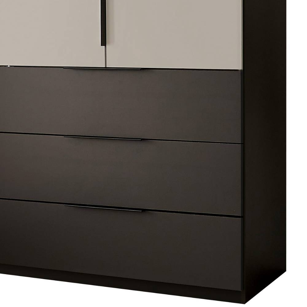 Schlafzimmerschrank in Lichtgrau und Dunkelgrau - Hihat