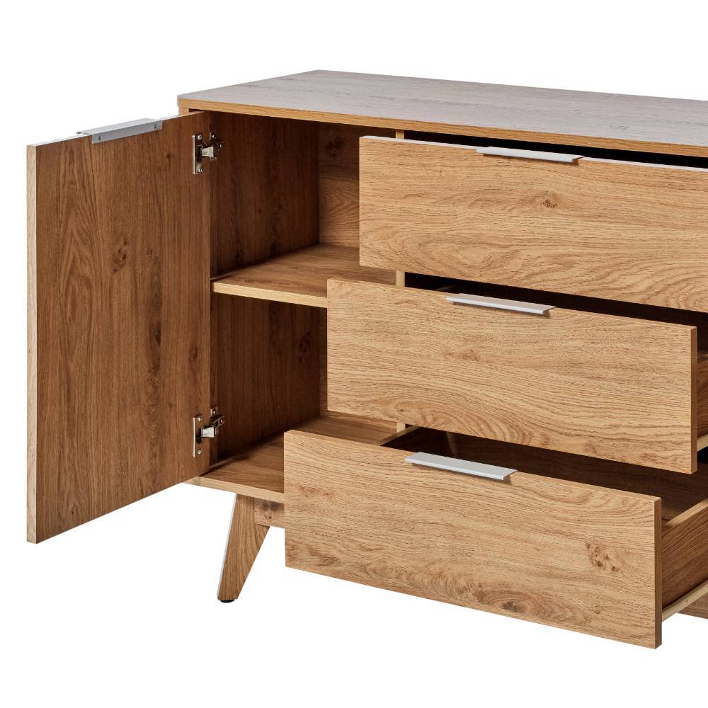 Kombi-Sideboard in Eiche Optik - Standing