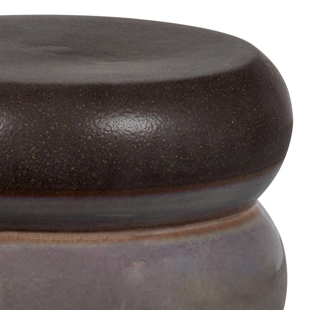 Extravaganter Beistelltisch aus glasierter Keramik - Fifora