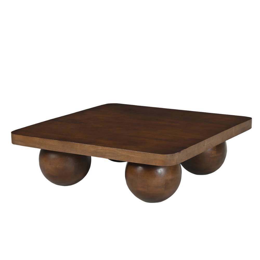 90x90 Couchtisch mit vier Kugelfüßen - Tanky