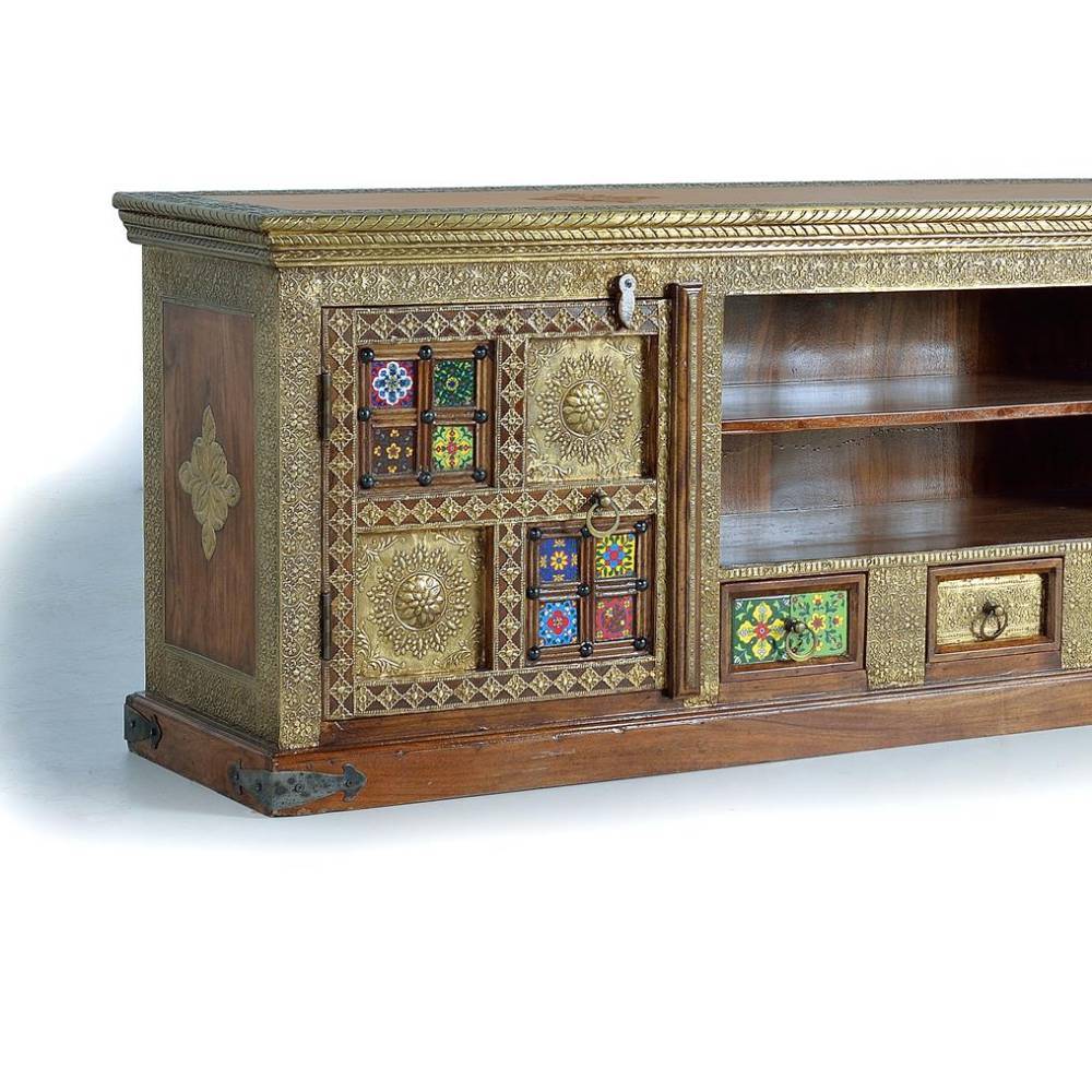 Boho Design-TV-Board - üppig verziert - Cardos