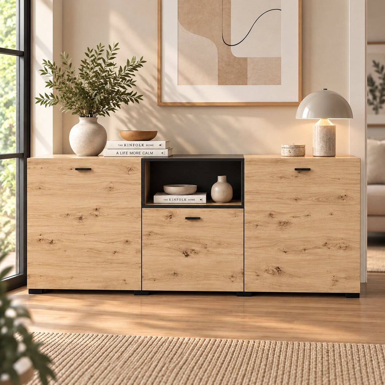 Sideboard in Wildeiche Optik - Sidervide