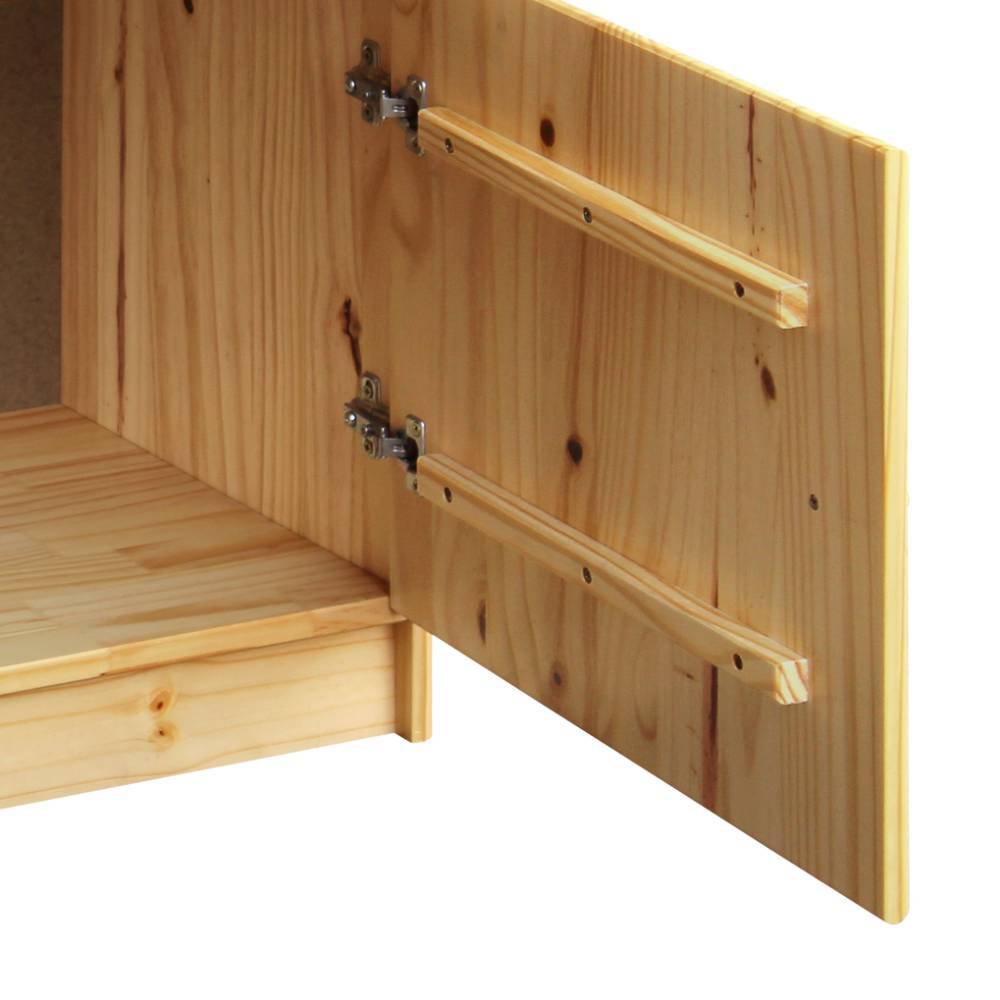TV Board aus Kiefer Massivholz - Ekorena