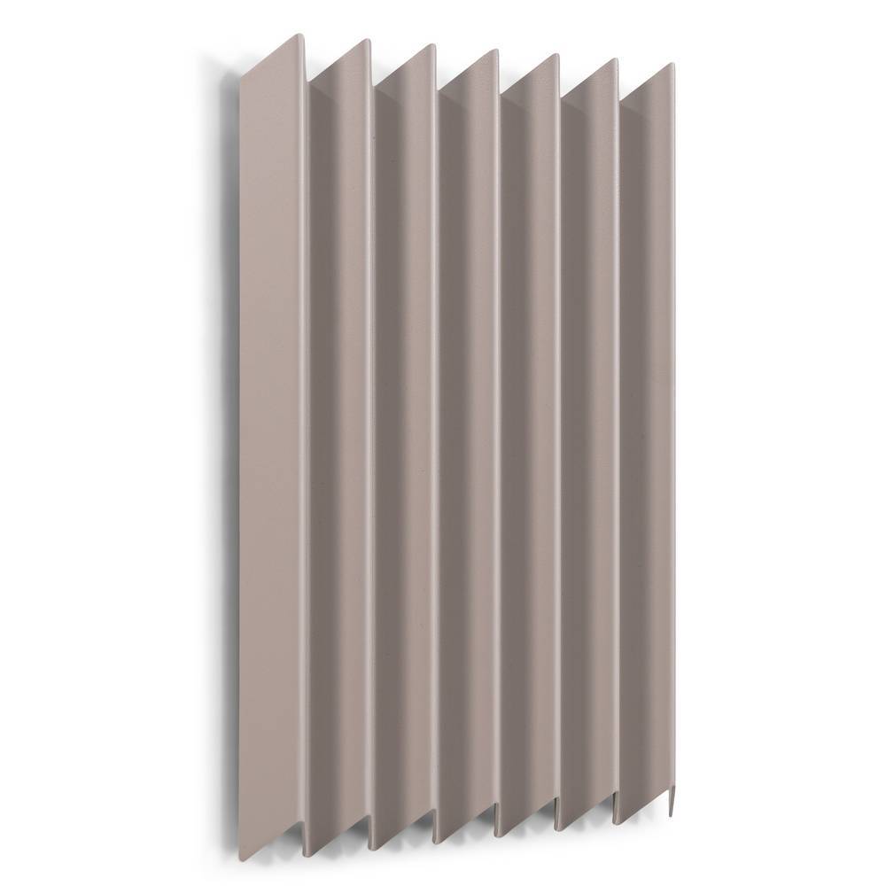 Design-Hängegarderobe in Taupe Stahl - Arjas