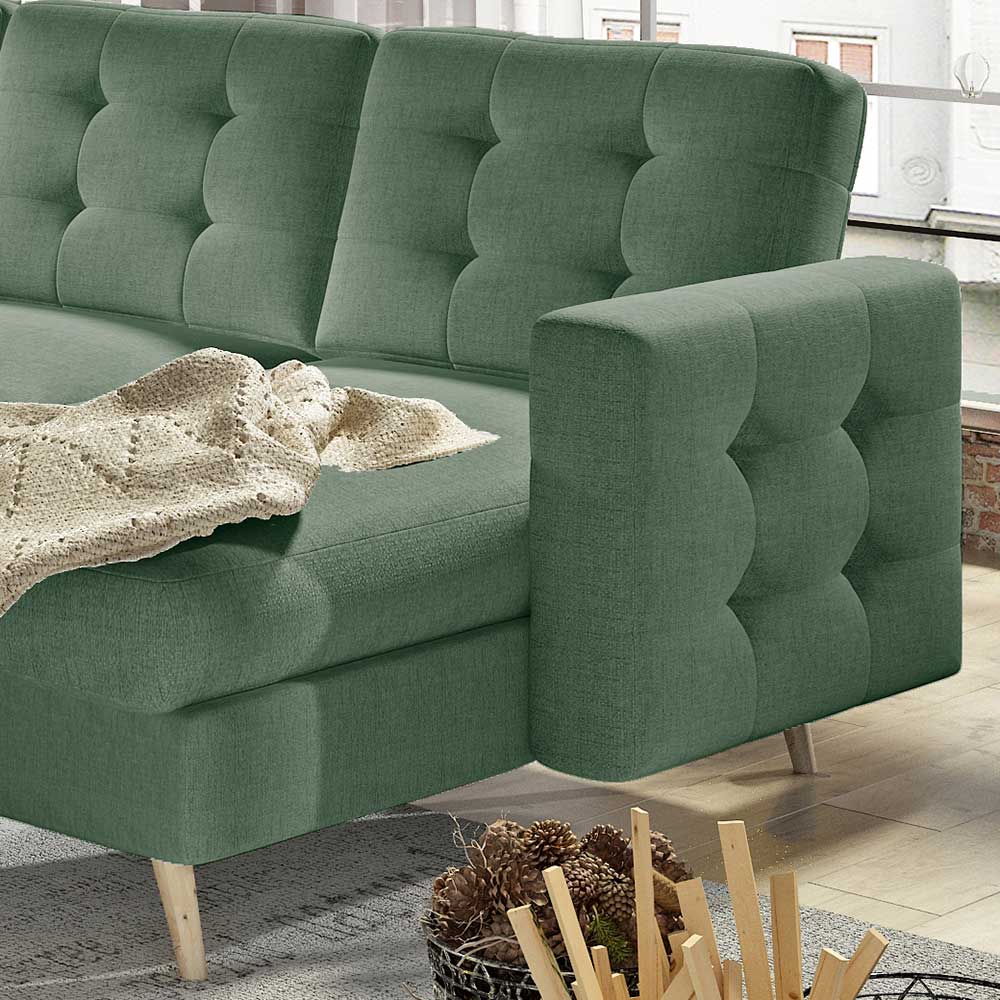 Wohnzimmer Viersitzer U-Sofa mit Schlaffunktion - Gilianoa