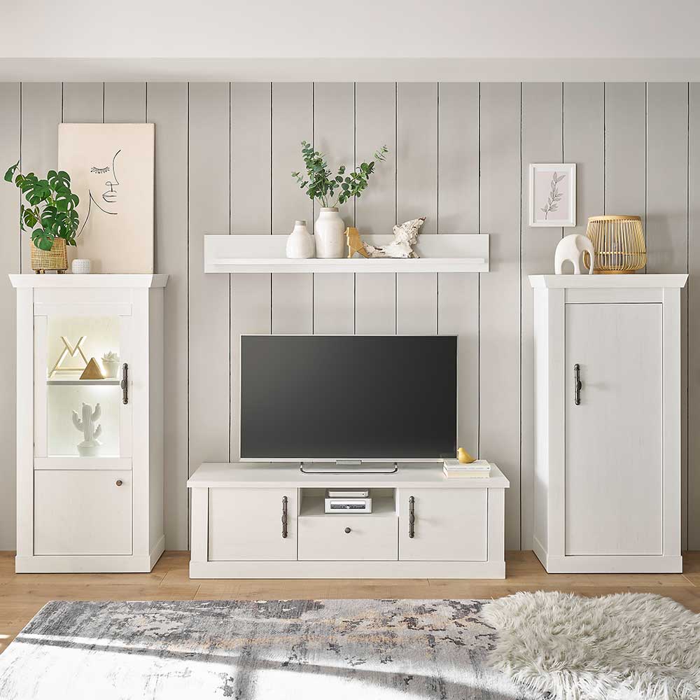 TV Wohnwandkombination 295 cm breit - Liancos (vierteilig)