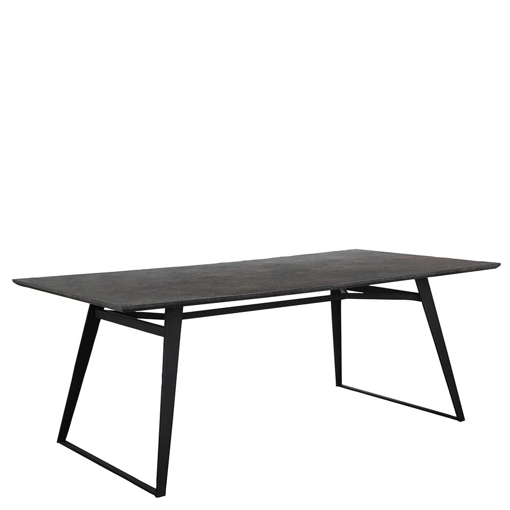 Design Esstisch in Graubraun - Losvonos