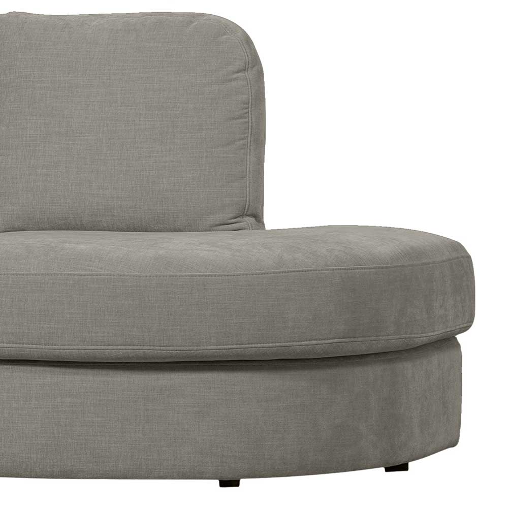 Webstoff Couch in Grau - Gregg