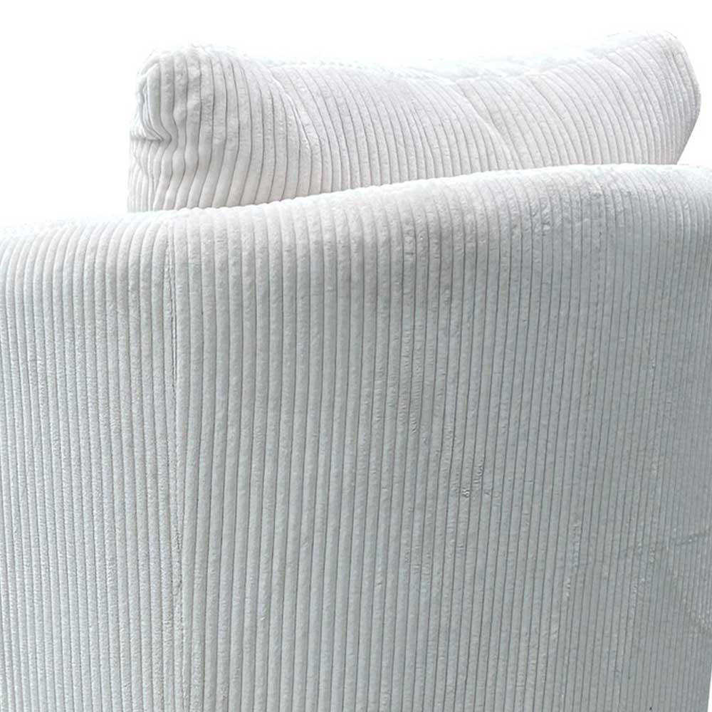 Breitcord Sessel in Offwhite - Fenturam