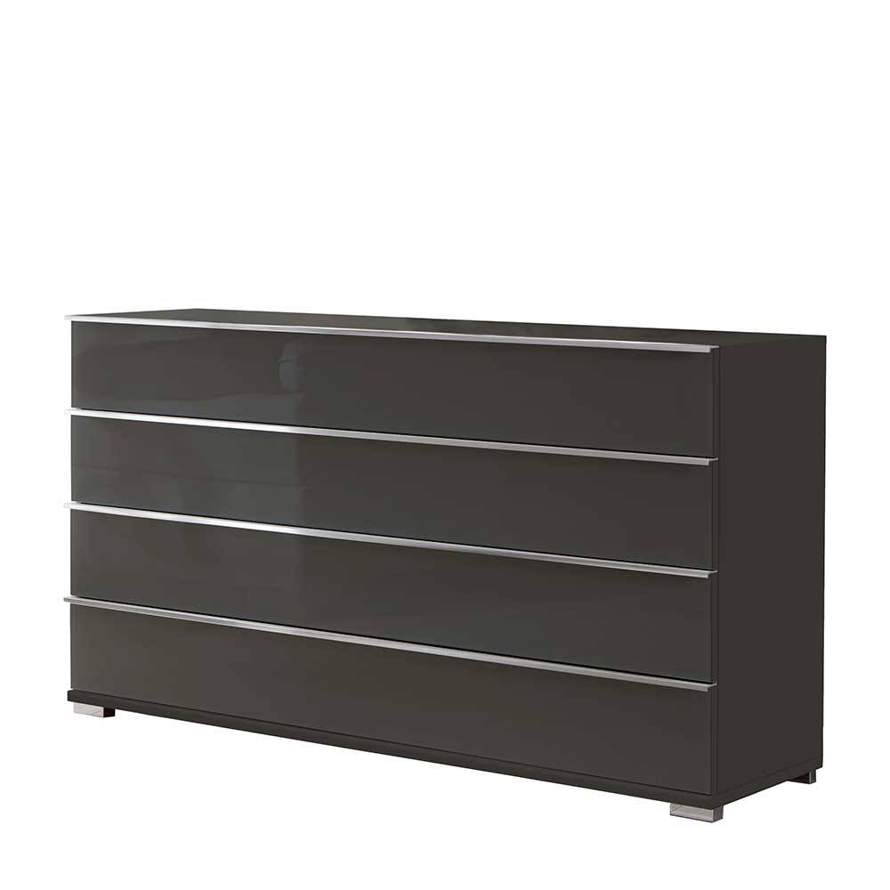 Braune Kommode mit 149 cm Breite - Madita
