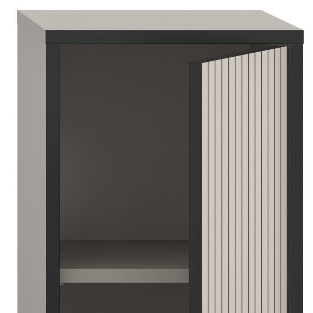 101 cm hoher Badschrank mit Tür und Fach - Xena
