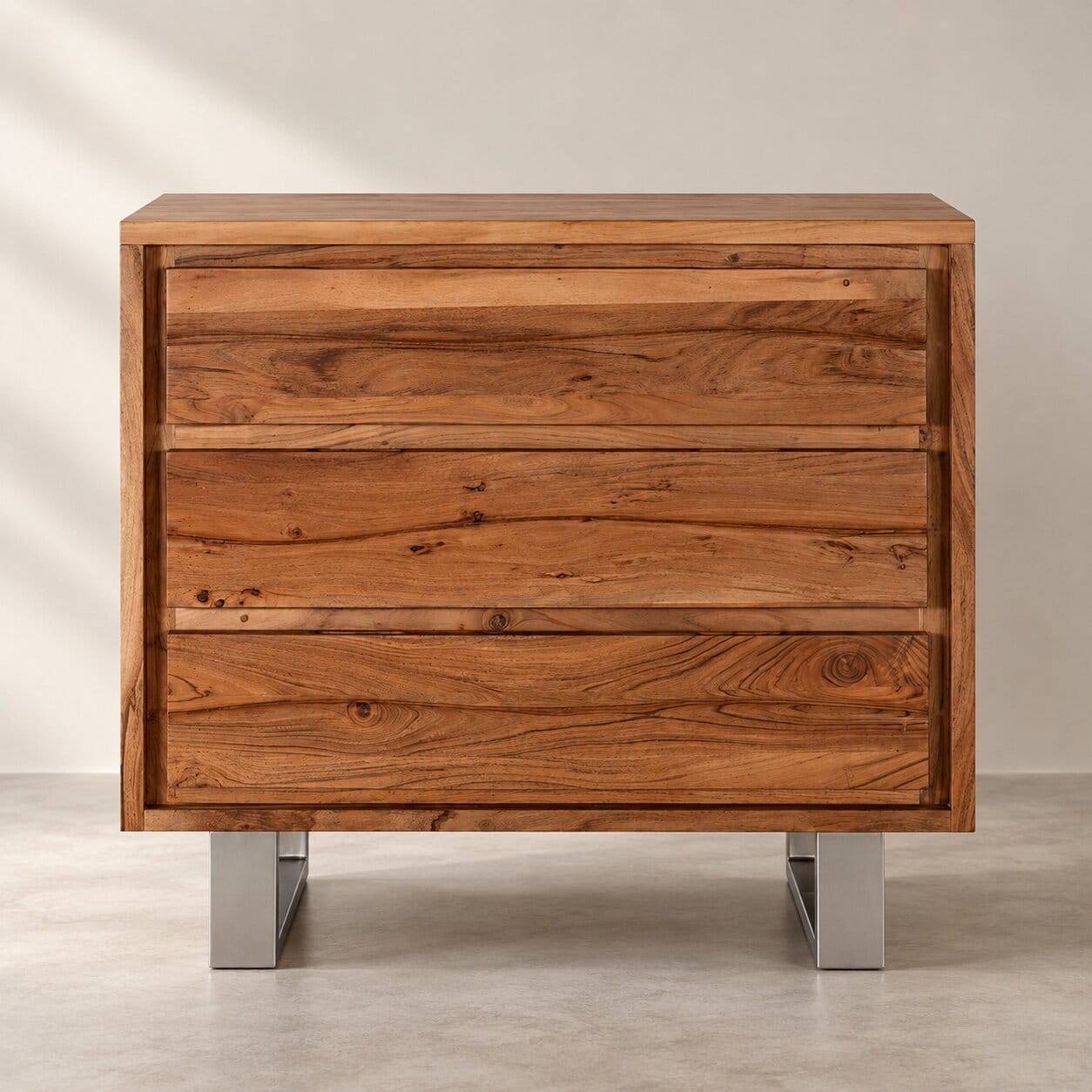 Design Kommode aus Akazienholz - Banjee