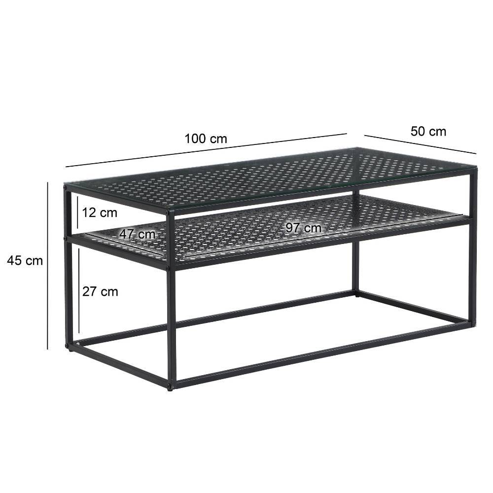 Couchtisch in Schwarz - Panfreda