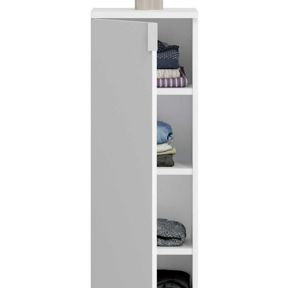 Kleiner Hochglanz Schrank mit Tür - Ejulia