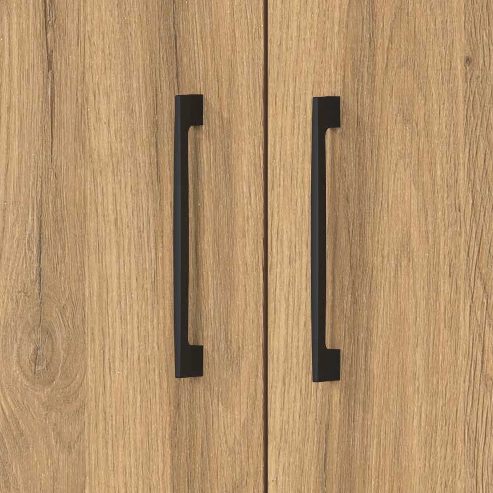 Aktenordnerschrank in Wildeiche mit Weiß - Andrass
