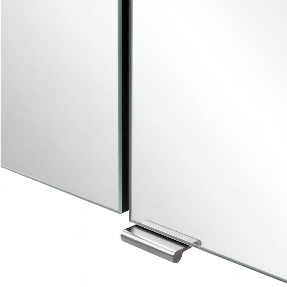 80cm Bad-Spiegelschrank in Mattgrau - Reill