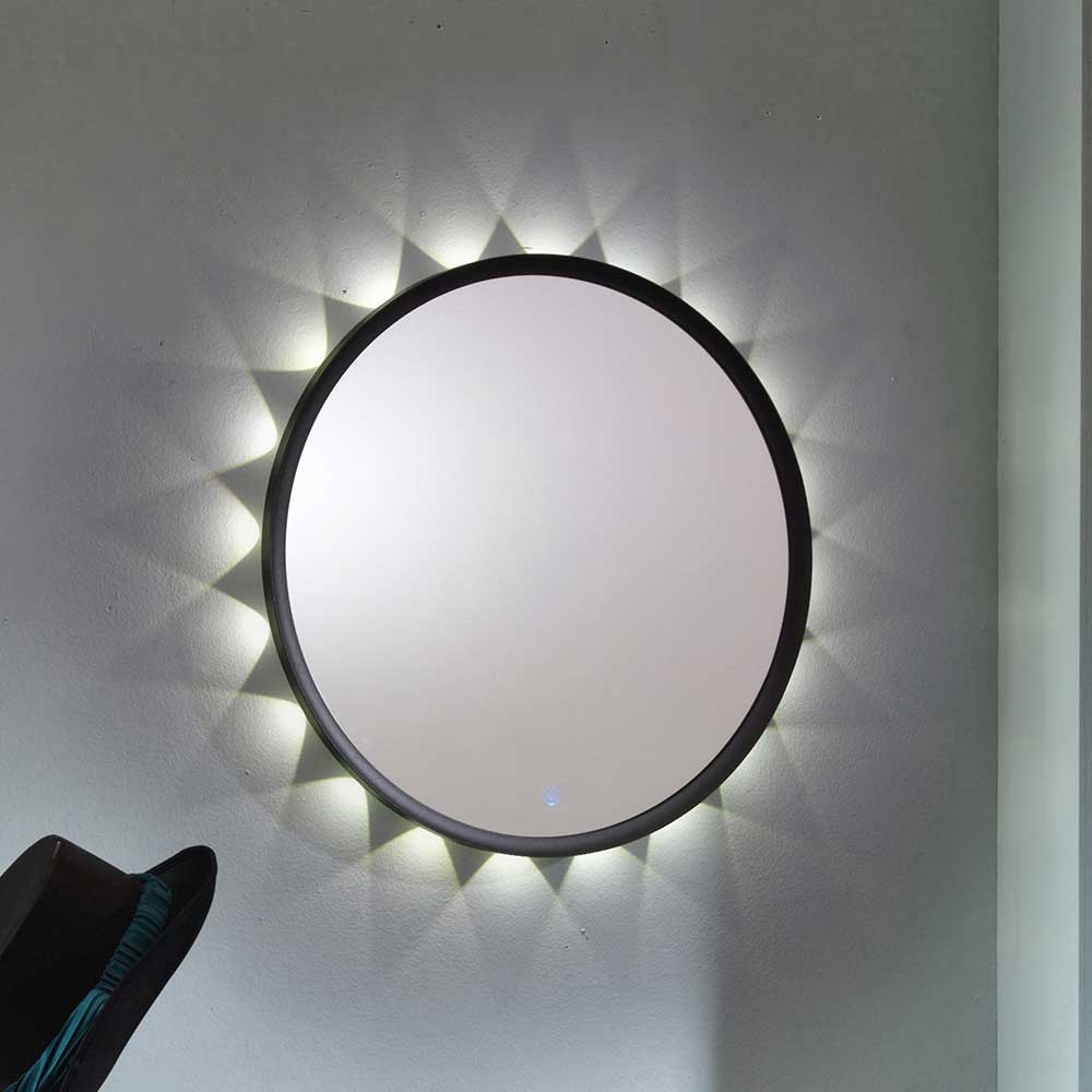 Sonnen Design Spiegel mit Beleuchtung LED - Gangizo