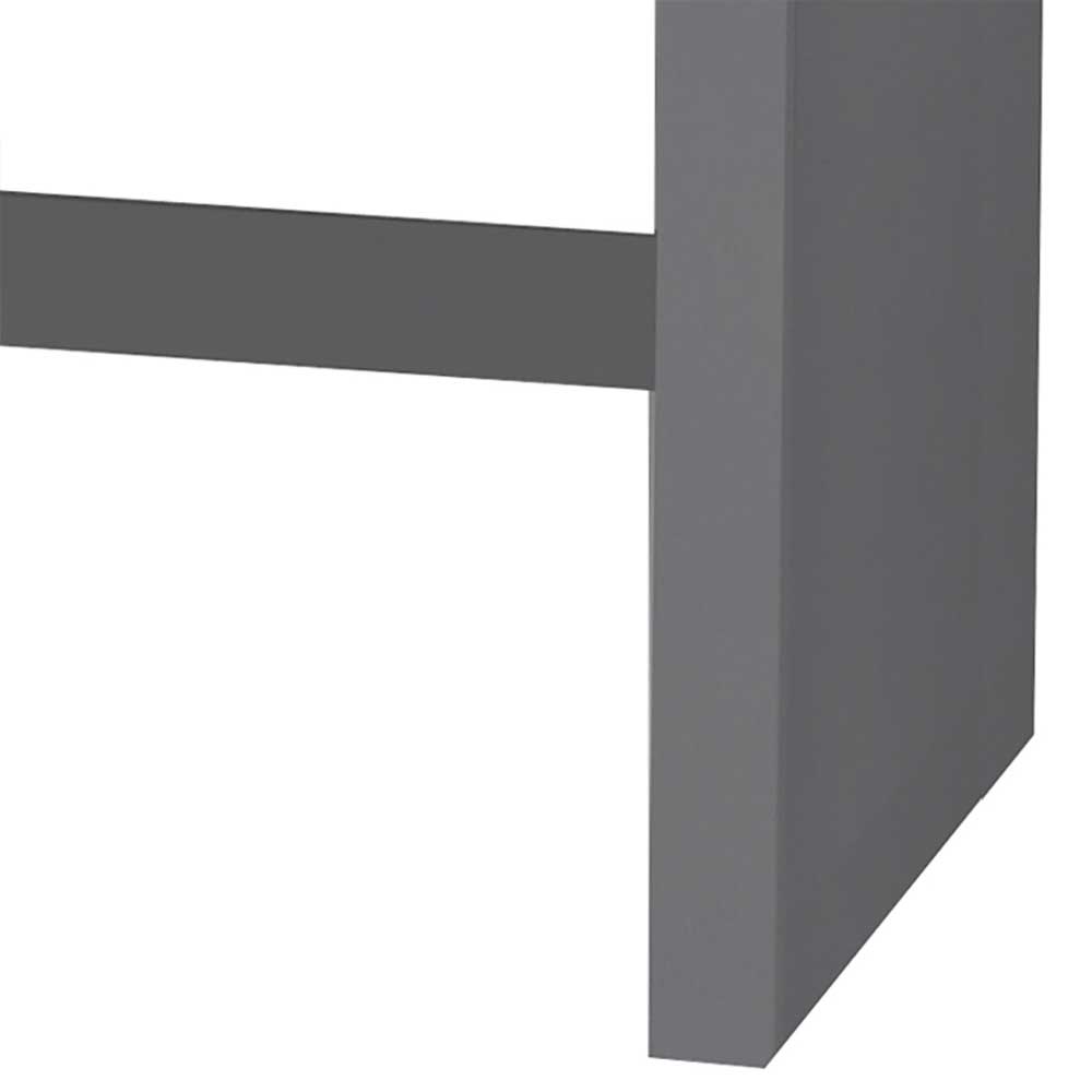 Scandi Chic Schreibtisch in Grau mit Eiche - Donia