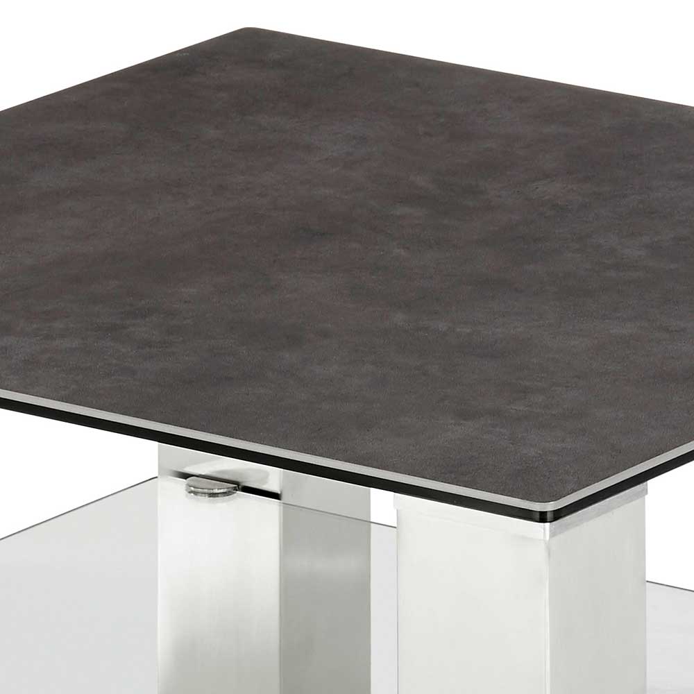 Design Couchtisch aus Keramik und Glas - Ultima