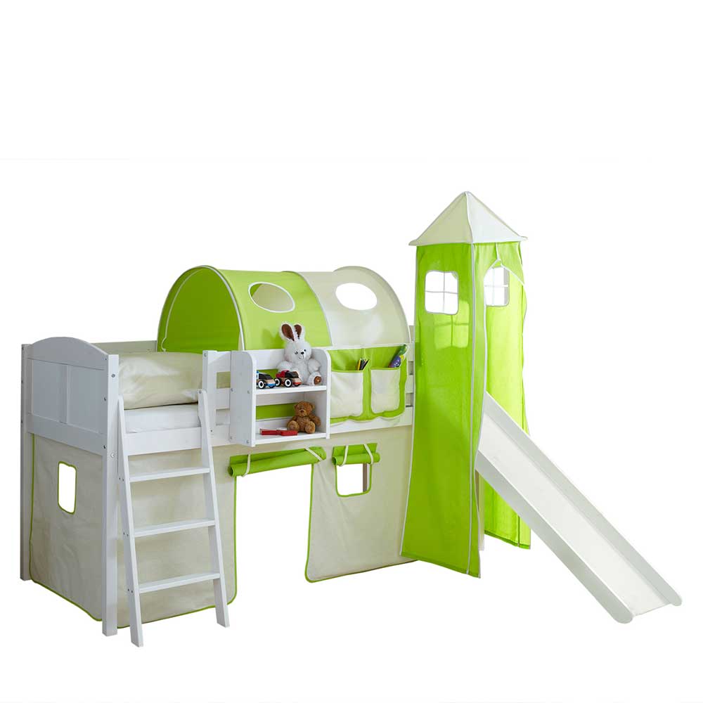Kinderzimmer Spielbett mit Rutsche - Adnine