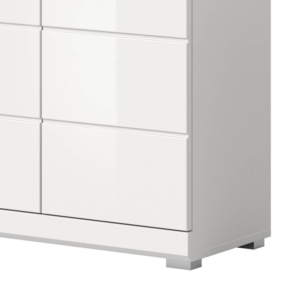 74 cm breiter Hochschrank in Weiß - Henriette