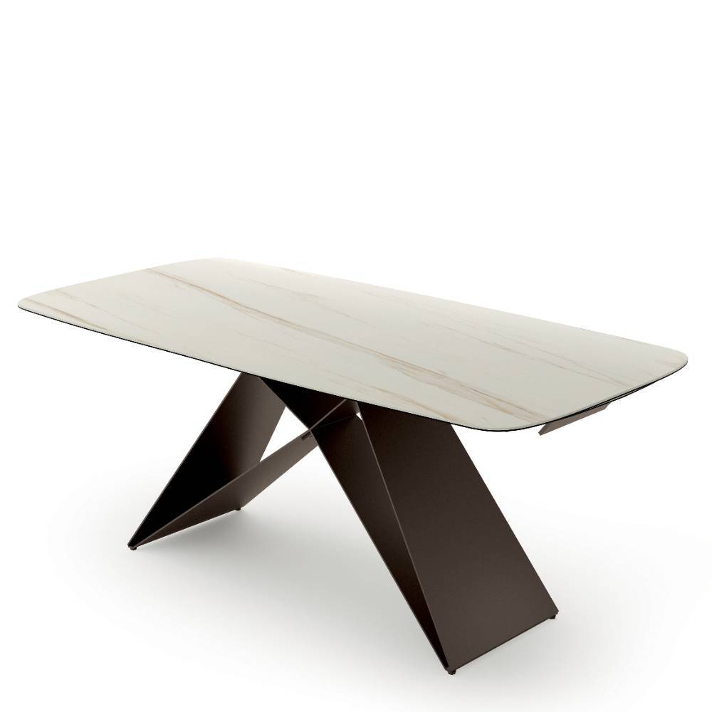 Design-Esszimmertisch in Marmor Optik - Howland