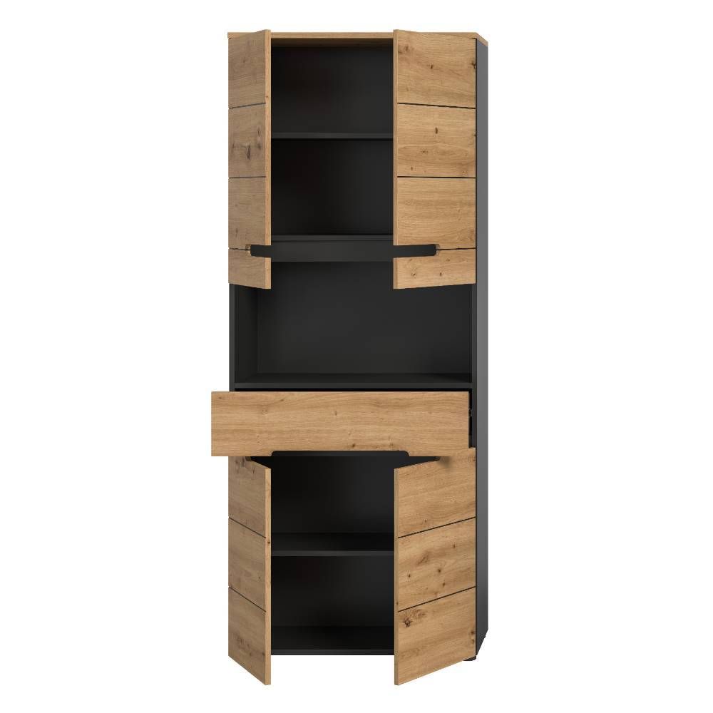 76 cm breiter Badhochschrank 193 cm hoch - Norja