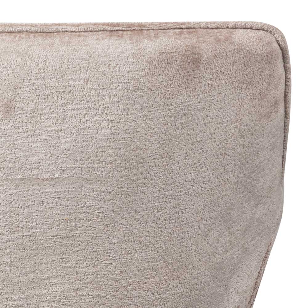 Chenille Polstersessel in Taupe - Konzit