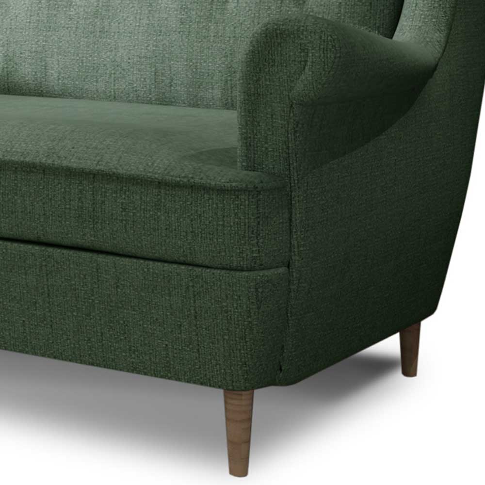 Sofa mit Ohren in Grün Webstoff - Palencial