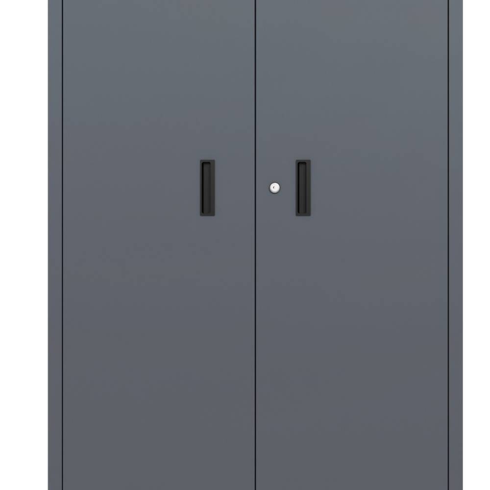 Metall-Gartenschrank mit abschließbarer Doppeltür - Bernardo