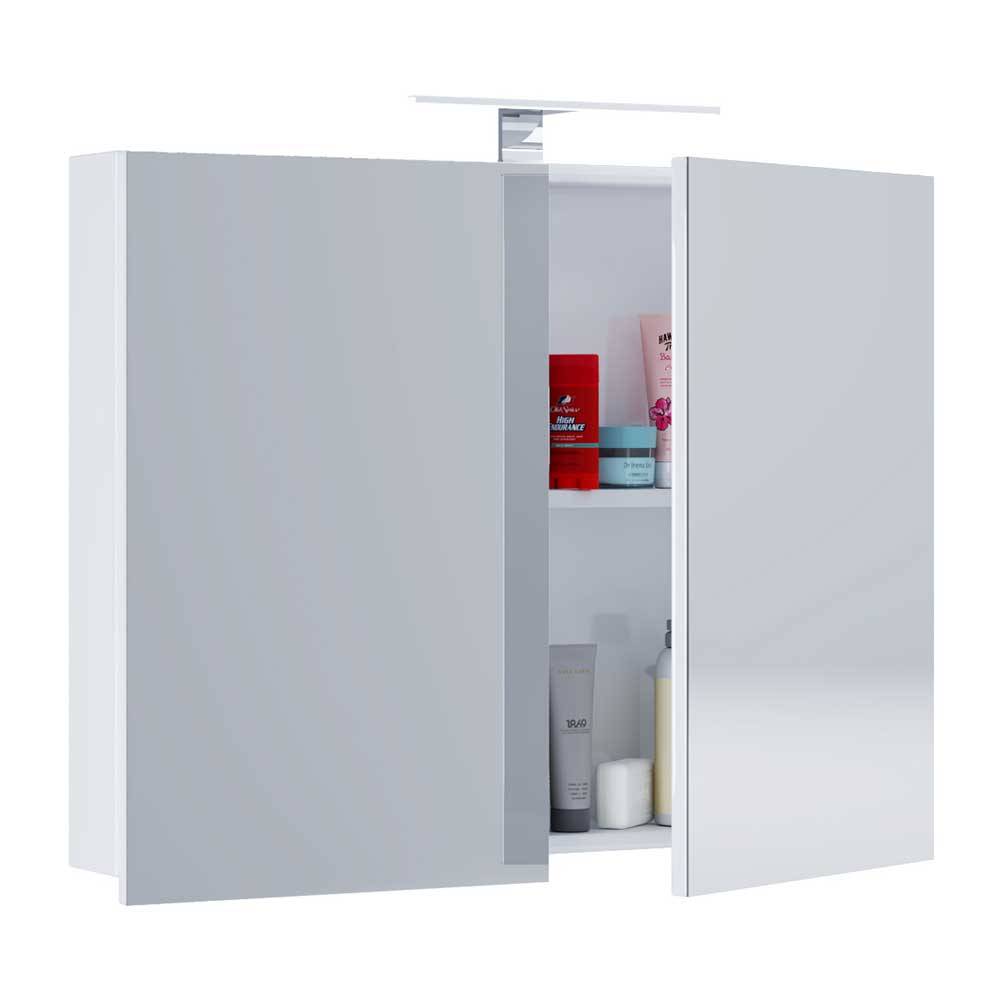 Weißer Spiegelschrank fürs Badezimmer - modern - Ipsum