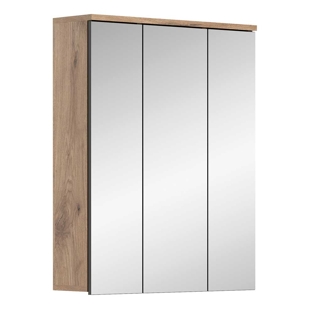Bad Oberschrank mit Spiegeltüren 60 cm breit - Depart