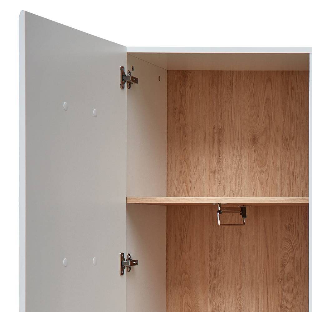 Flureinrichtung Komplettset in Weiß - Niam (dreiteilig)