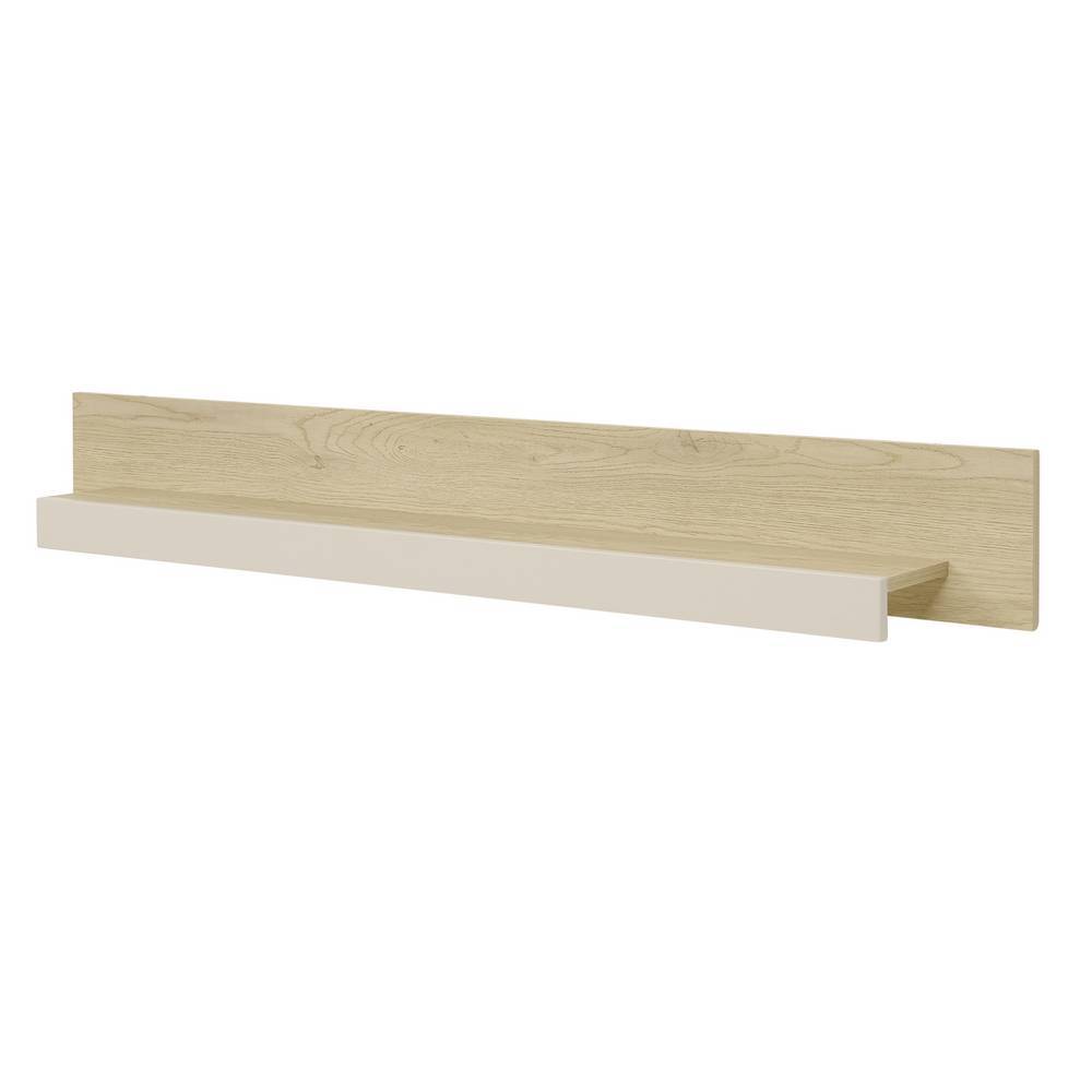 150 cm breites Wandboard in Beigegrau - Raisa