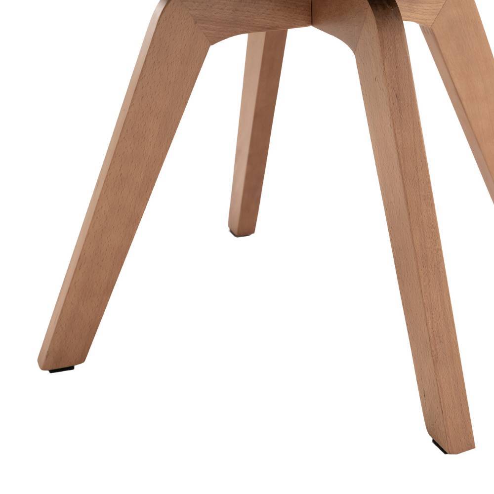 Holzbeine des Esszimmer Tischsessels im 2er Set mit heller Holzoptik – Conersian