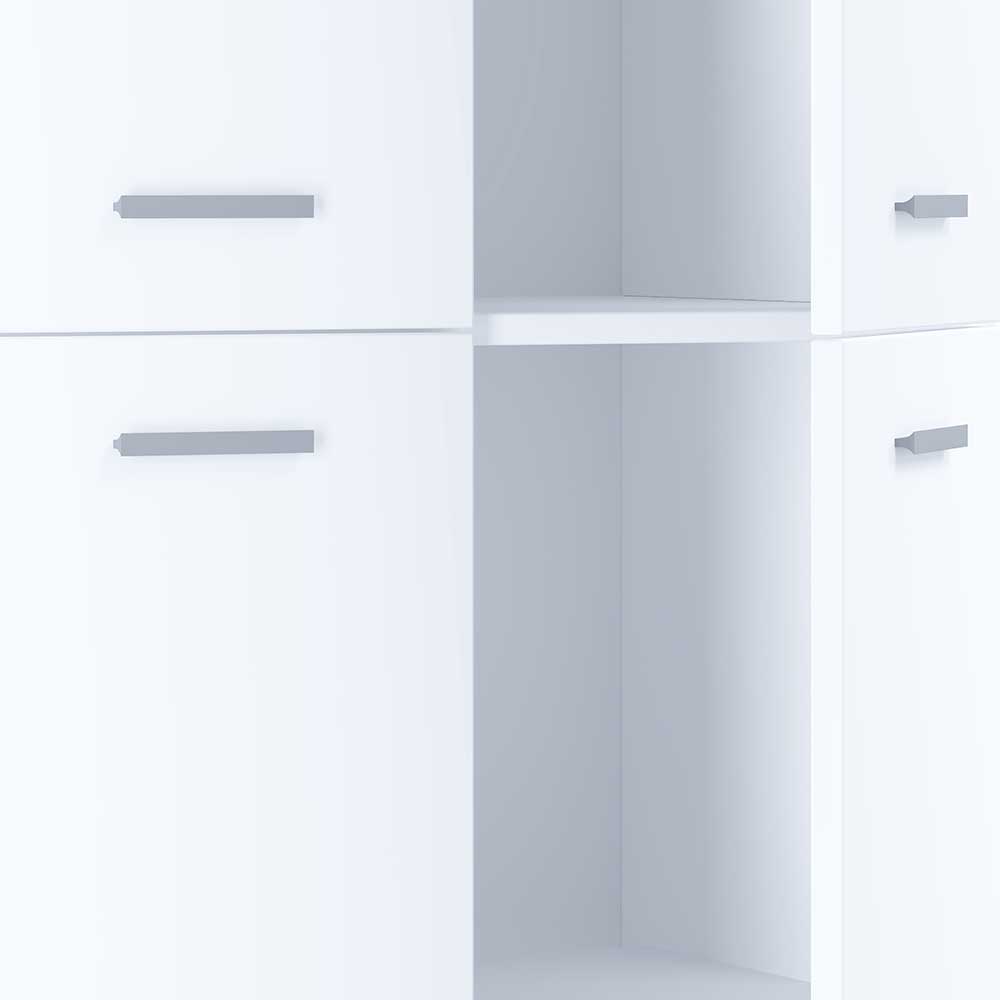 60x184x32 Mehrzweck Schrank mit vier Türen - Rondja