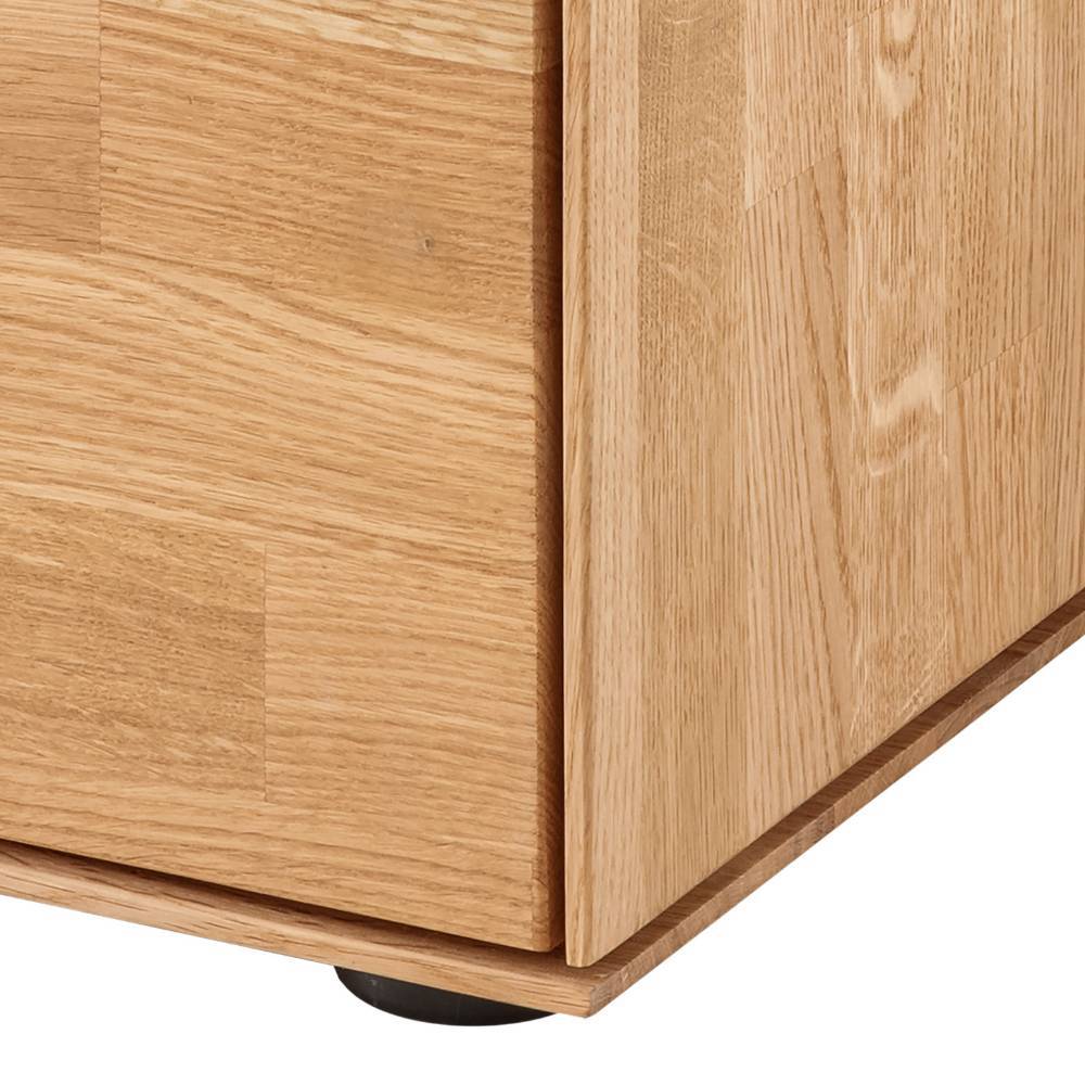 Massivholz-Nachtkommode 47 cm hoch - Kassanda