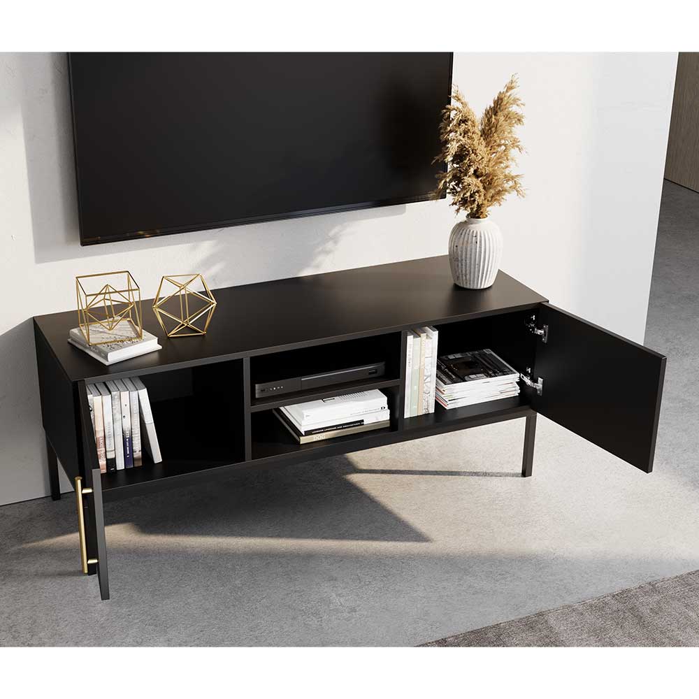 TV Lowboard in Schwarz - Groot