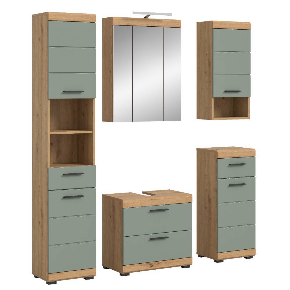 Badblock Möbelset modern - Tamdato (fünfteilig)
