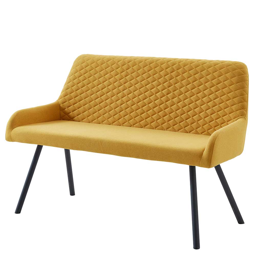 Sofa für den Esstisch in Gelb Stoff - Jefferson