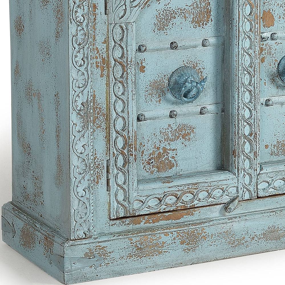 Vintage Design Anrichte in Türkis - Canopuss