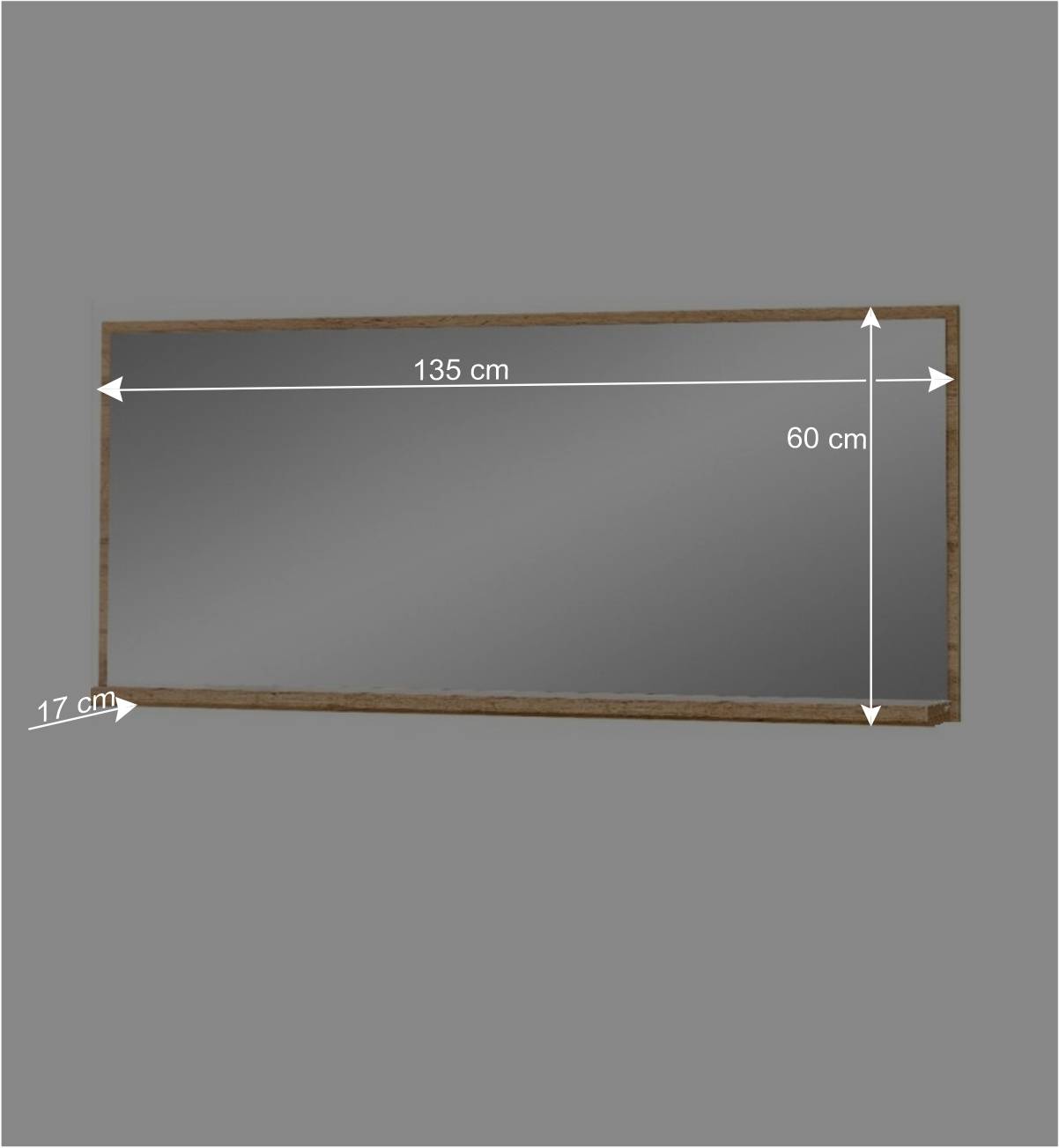 Dielenmöbel Set modern - Lavine (dreiteilig)