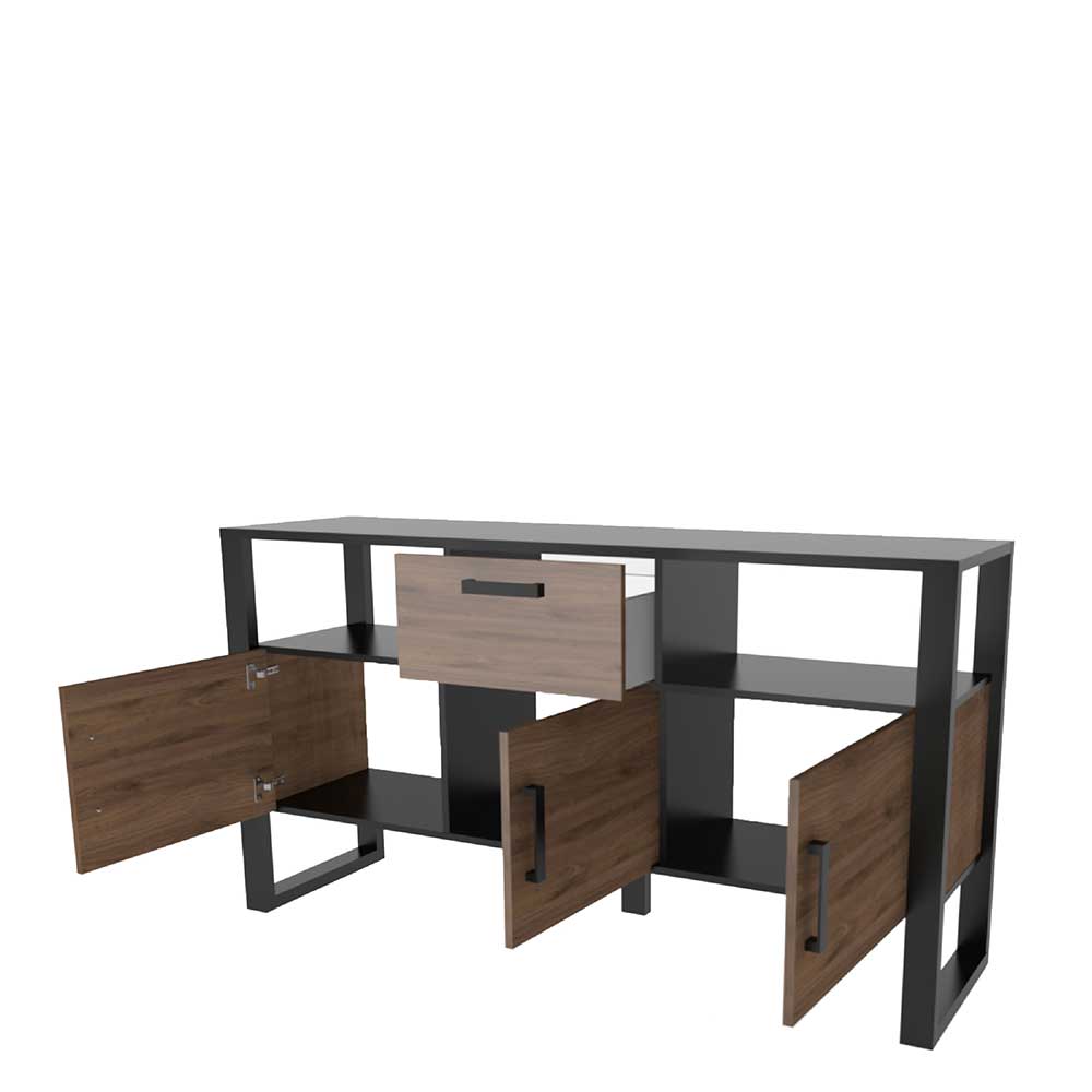 160x90x45 Sideboard mit zwei offenen Fächern - Dudleys