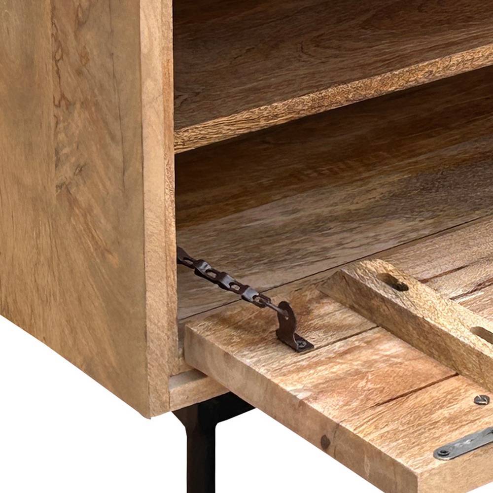 Schuhkommode aus Mangobaum Massivholz - Peravia