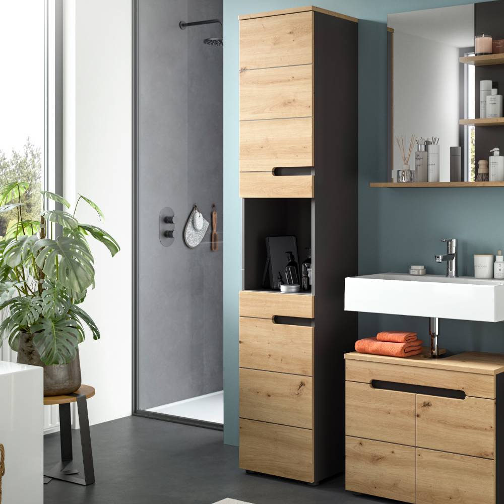 Badeinrichtung Möbelset modern - Norja (dreiteilig)