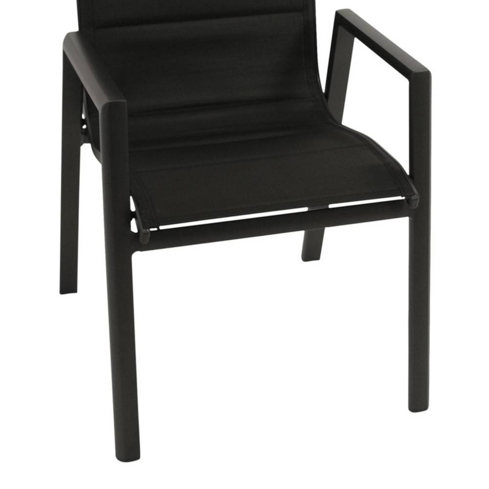 Gartenstuhl Set in Schwarz - Jemanu (4er Set)