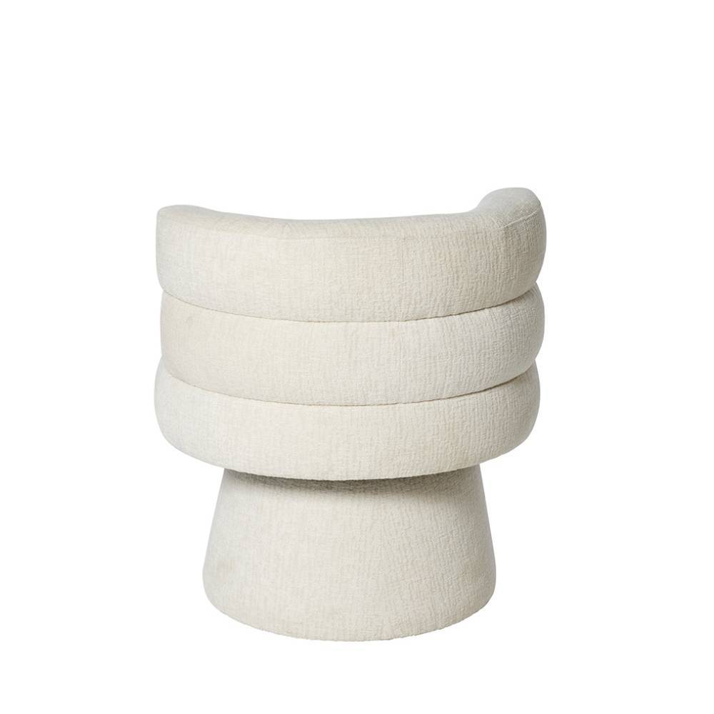 Polstersessel in Offwhite Boucle - Zuzi