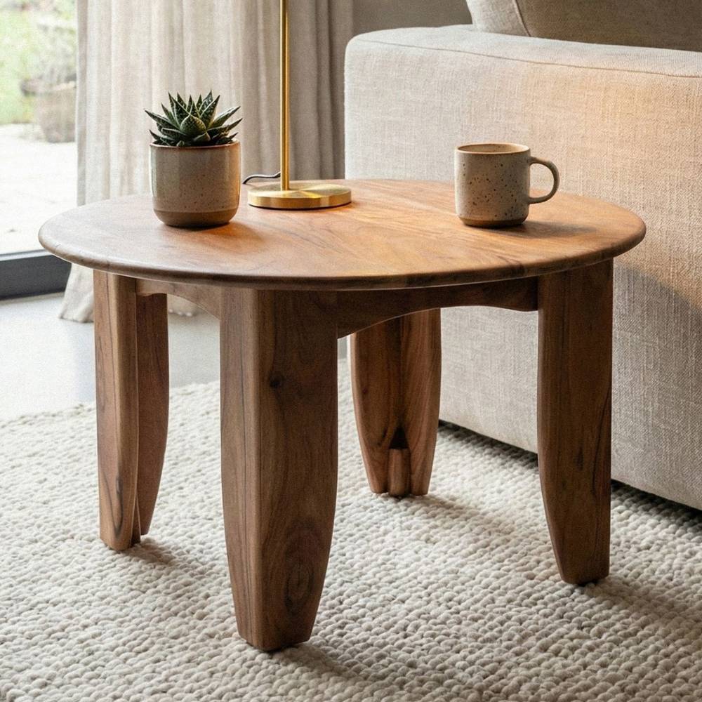 Couchtisch aus Akazie Massivholz - Bojana