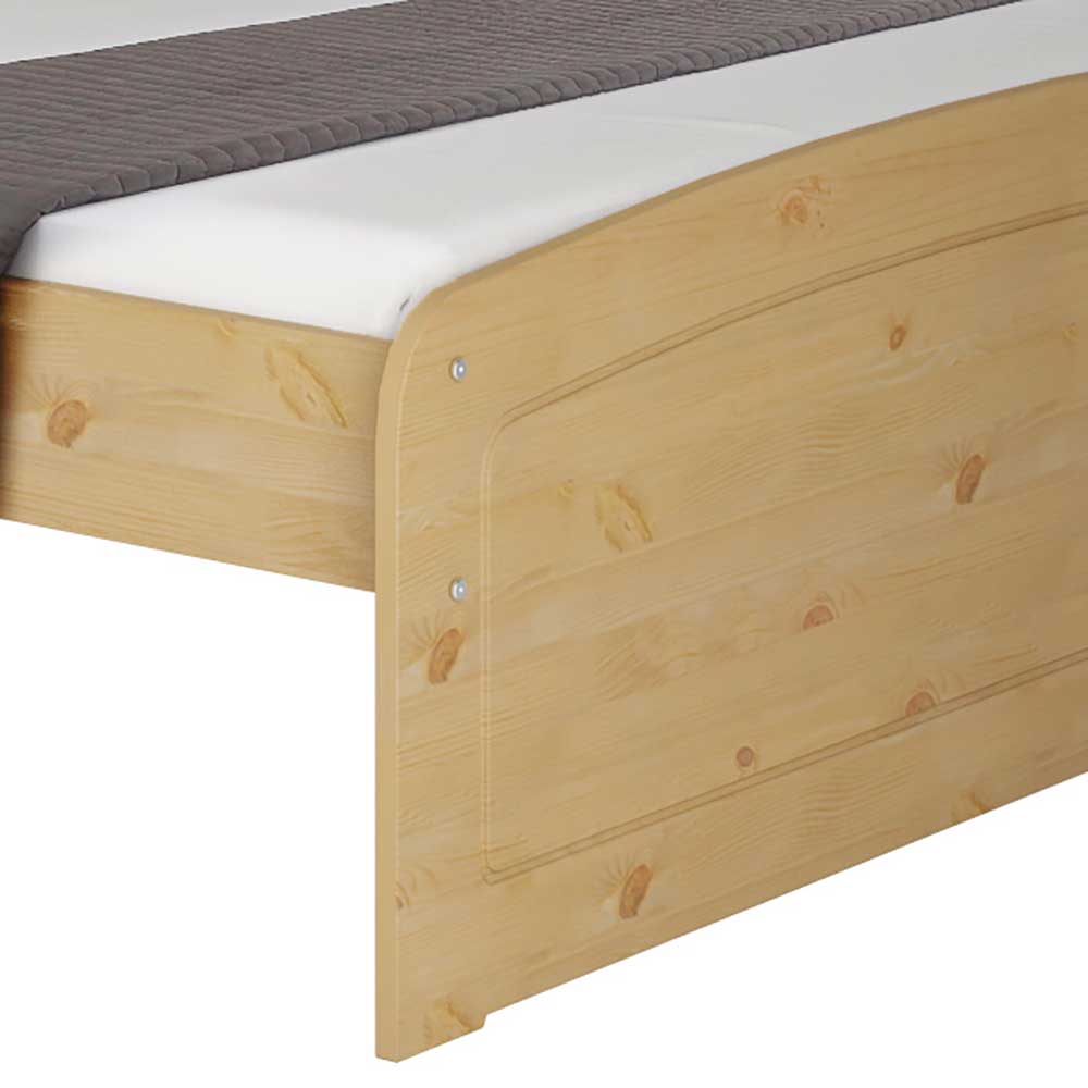 Landhausbett aus Kiefer gebeizt und geölt - Two
